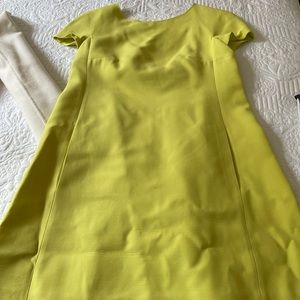 Valentino Wool Silk Bow Back Boatneck Dress